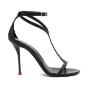 High Heel Sandals Alexander McQueen , Black , Dames