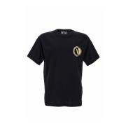 Zwarte T-shirt en Polo Collectie Versace Jeans Couture , Black , Heren