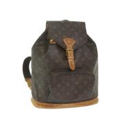 Pre-owned Canvas backpacks Louis Vuitton Vintage , Brown , Dames