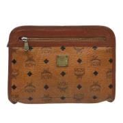 Pre-owned Canvas handbags MCM Pre-owned , Brown , Dames