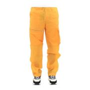 Heren Trousers Moncler , Orange , Heren