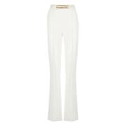 Wide Trousers Elisabetta Franchi , Beige , Dames