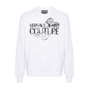 Witte Trui Versace Jeans Couture , White , Heren