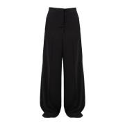 Wide Trousers Pinko , Black , Dames