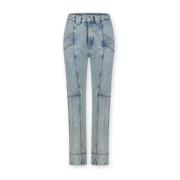 Vintage Blauwe Cargo Jeans Homage , Blue , Dames