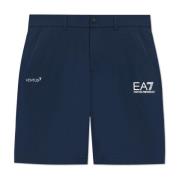 Shorts met logo Emporio Armani EA7 , Blue , Heren