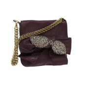 Pre-owned Leather shoulder-bags Chloé Pre-owned , Purple , Dames