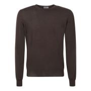 Bruine Merino Longsleeve Sweatshirt Drumohr , Brown , Heren