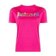 T-Shirts Just Cavalli , Pink , Dames