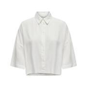 Onlastrid Life Crop Shirt Only , White , Dames