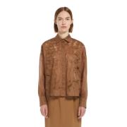 Casual Shirts Max Mara , Brown , Dames