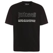 T-Shirts Just Cavalli , Black , Heren