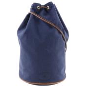 Pre-owned Cotton shoulder-bags Hermès Vintage , Blue , Dames