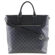 Pre-owned Canvas handbags Louis Vuitton Vintage , Blue , Dames