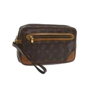 Pre-owned Canvas louis-vuitton-bags Louis Vuitton Vintage , Brown , Da...