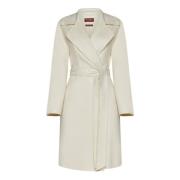 Belted Coats Max Mara Studio , Beige , Dames