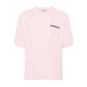 T-Shirts A Paper Kid , Pink , Heren