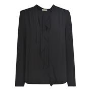 Zwarte blouse met ruches Isabel Marant , Black , Dames