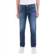 Reguliere Denim Jeans Blauw Donker Replay , Blue , Heren