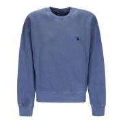 Katoenen Nelson Sweatshirt Carhartt Wip , Blue , Heren