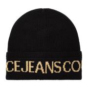 Zwarte Couture Hoed Versace Jeans Couture , Black , Heren