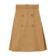 Midi Skirts Burberry , Beige , Dames