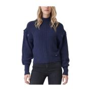 Turtlenecks Salsa , Blue , Dames