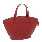 Pre-owned Leather louis-vuitton-bags Louis Vuitton Vintage , Red , Dam...