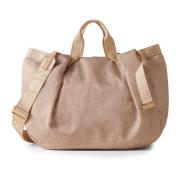 Handbags Borbonese , Beige , Dames