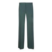 Wide Trousers Alberto Biani , Green , Dames