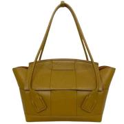 Pre-owned Leather shoulder-bags Bottega Veneta Vintage , Brown , Dames
