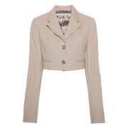 Blazers Acne Studios , Beige , Dames