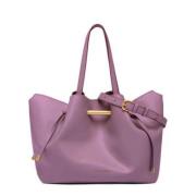 Amanda Leren Tas in Argyle Paars Gianni Chiarini , Purple , Dames