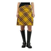 Skirts Burberry , Yellow , Dames