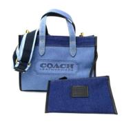 Pre-owned Denim totes Coach Pre-owned , Blue , Dames
