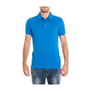 Klassieke Polo Shirt Armani Jeans , Blue , Heren