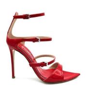 Rode Lakleren Stiletto Sandaal Ninalilou , Red , Dames