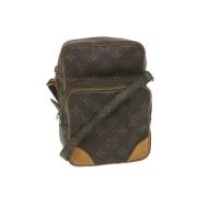 Pre-owned Canvas louis-vuitton-bags Louis Vuitton Vintage , Brown , Da...