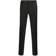 Slim-fit Trousers PT Torino , Black , Heren