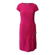 Pre-owned Wool dresses Moschino Pre-Owned , Pink , Dames