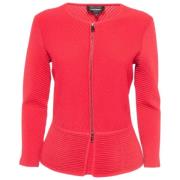 Pre-owned Knit outerwear Armani Pre-owned , Red , Dames