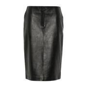 Leather Skirts Magda Butrym , Black , Dames