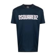 T-Shirts Dsquared2 , Blue , Heren