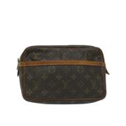 Pre-owned Canvas louis-vuitton-bags Louis Vuitton Vintage , Brown , Da...