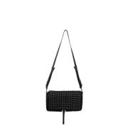 Zwarte Knoop Clutch Tas THEMOIRè , Black , Dames