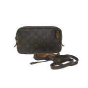 Pre-owned Canvas louis-vuitton-bags Louis Vuitton Vintage , Brown , Da...