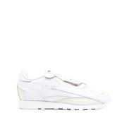 Witte Leren Casual Sneakers voor Mannen Maison Margiela , White , Here...