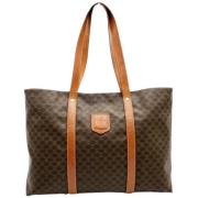 Pre-owned Canvas celine-bags Celine Vintage , Brown , Dames