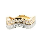 Pre-owned Rose Gold rings Cartier Vintage , Yellow , Dames