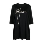 T-Shirts Rick Owens , Black , Dames